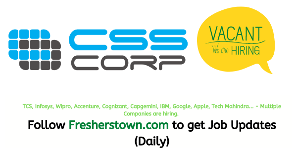 CSS Corp Off Campus drive - Fresherstown