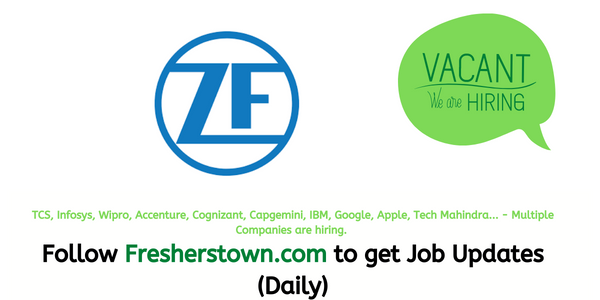 ZF Group Off Campus drive Fresherstown
