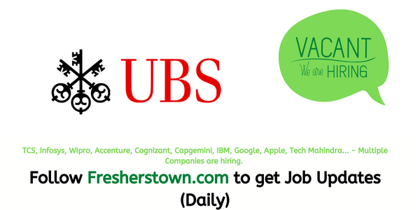 UBS Off Campus drive